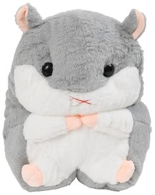 HAMSTER de plus cu paturica cocolino in interior, gri