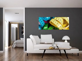 Tablou cu metri colorați (120x50 cm)