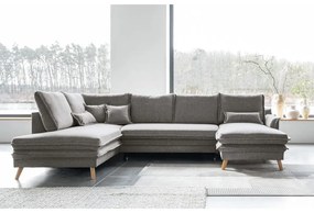 Colțar gri extensibil (cu colț pe partea stângă /în formă de "U") Charming Charlie – Miuform