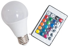 Bec LED multicolor cu telecomandă de 5W
