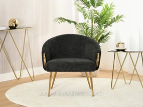 Fotoliu Carma F (negru + auriu). 1109980