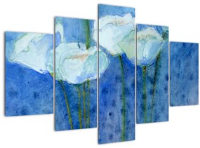 Tablou - Lalele albe (150x105 cm)