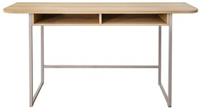 Masă consolă în culoare naturală cu aspect de lemn de stejar 40x140 cm Darlington – Actona