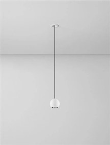Pendul incastrabil LED stil minimalist 2700K NOTIC alb
