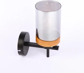 Lampă de masă FINCA 1xE27/40W/230V metal/lemn Globo 15557W