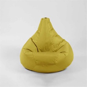 Fotoliu puf copii, Nirvana Light Pufrelax, Material Impermeabil - Yellow Quince