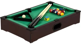 Mini biliard cu accesorii 51 x 31 x 10 cm - întuneric