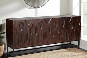 Comoda cu model 3D, Lemn Salcam, Maro, DUNE 175cm