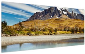 Tablou - Parcul Național Torres del Paine (120x50 cm)