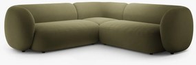 Coltar Kate 5 locuri catifea Salvador L252 cm