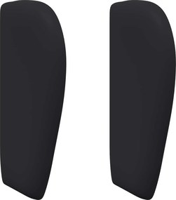 vidaXL Ureche pentru Tăblie Negru 40 x 23 x 6 cm PVC