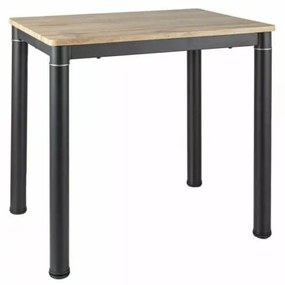 Masa Bucatarie Si Dining Damar MDF Stejar/ Negru 80x60