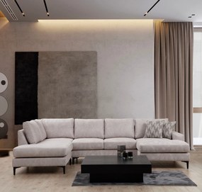 Canapea de colț Porto Corner (EOT-C-02-CHL) - Beige