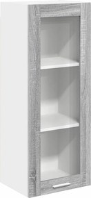 vidaXL Dulap suspendat Gri Sonoma 40 x 31 x 100 cm Lemn compozit