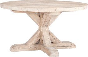 Masă lemn masiv dining Heritage Ø140