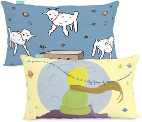 Față de pernă din bumbac cu 2 fețe Mr. Fox Le Petit Prince, 50 x 30 cm