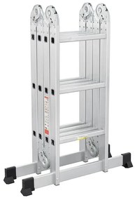 Juskys Scara multifuncțională din aluminiu 360 cm