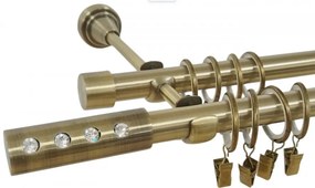 Galerie dubla -ALLURE- dubla 19/19 - aur antic (Alege marime: 180 cm)