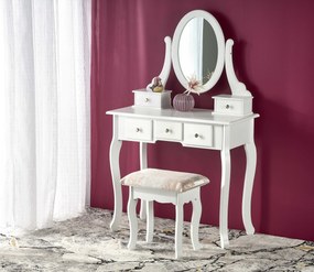 Masă de toaletă Shay (alb). Promo -6%. 1039581