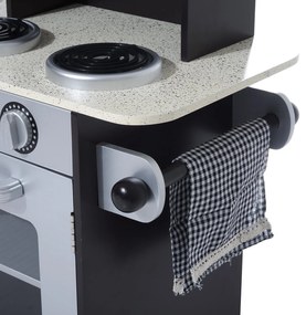 Bucatarie Jucarie HomCom cu Frigider Cuptor, Microunde, Aragaz, Chiuveta | Aosom RO