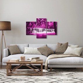 Tablou - Cascadă, violet (90x60 cm)