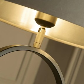 Lampadar/Lampa de podea decorativa Modish negru/taupe