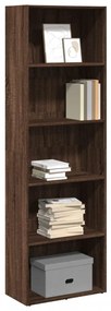 vidaXL Bibliotecă, stejar maro, 60x30x189 cm, lemn prelucrat