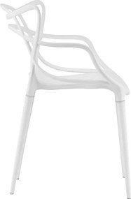 Set de gradina KATO SIRVON - 2 scaune si masuta rotunda, negru/alb