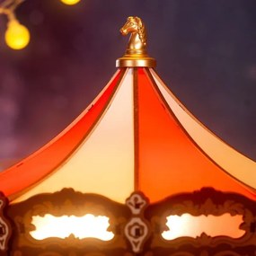 Puzzle 3D cutiuță muzicală RoboTime carusel clasic 5V