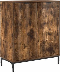 vidaXL Bufet Stejar fumuriu 69,5 x 33 x 82 cm Lemn compozit