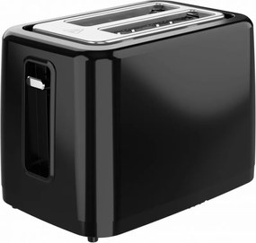 Prăjitor de pâine AENO ATS0002B, 930 W, 7 trepte, comandă tactilă, temporizator invers, protecție împotriva blocării, silențios, negru