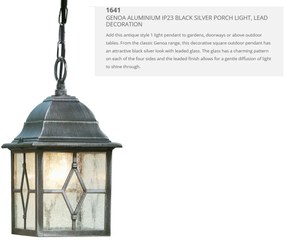 Lustra / Pendul de exterior stil traditional IP23 Genoa 1641 SRT