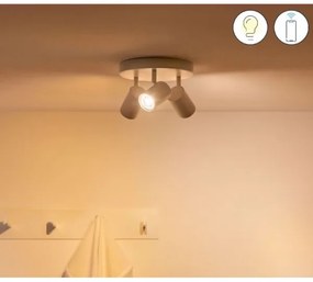 WiZ LED RGBW spot reglabil IMAGEO 3xGU10/4,9W/230V alb Wi-Fi