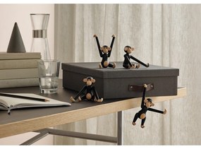 Statuetă din lemn masiv de stejar Kay Bojesen Denmark Monkey Hanging