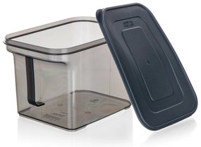 Banquet Recipient de depozitare cu mâner ZOYA 3,25l, fum, 3,25 l
