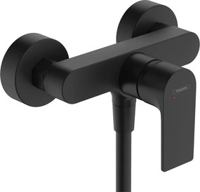 Baterie dus Hansgrohe Rebris E monocomanda negru mat