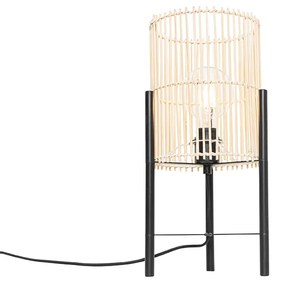 Lampă de masă scandinavă din bambus - Natasja