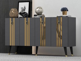 Dulap Pometu (antracit + auriu) . 1093453