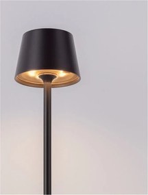 Veioza/Lampa de masa LED portabila exterior IP54 DECK negru