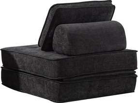 Canapea multifuncțională extensibilă CALMERO - negru