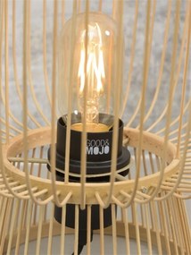 Veioza, lampa de masa eco din bambus Cango natur, 30x26cm