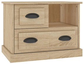 vidaXL Noptieră, stejar sonoma, 60x39x45 cm