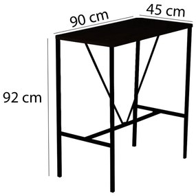 Set sufragerie Nathaniel (gri + nuc + negru). 1089613