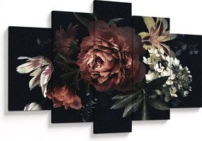 Tablou - Flori întunecate (150x105 cm)