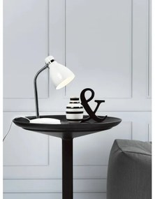 Lampă de masă Nordlux CYCLONE 1xE14/15W/230V alb