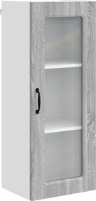 vidaXL Dulap de bucătărie Kalmar Gri Sonoma 40 x 31 x 100 cm