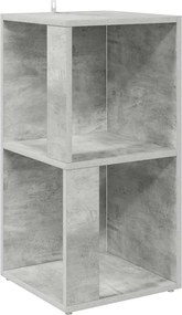 vidaXL Dulap de colț, gri beton, 33x33x67 cm, PAL