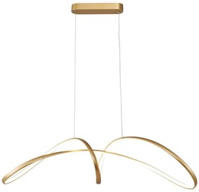 Lustră LED pe cablu Zuma Line 20026P-GD FERMI LED/50W/230V 3000/4000/6000K