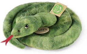Șarpe de pluș Rappa verde 90 cm ECO-FRIENDLY
