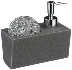 Set de spălat vase cu dozator, 2 în 1